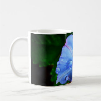 Raindrops on a Morning Glory Coffee Mug