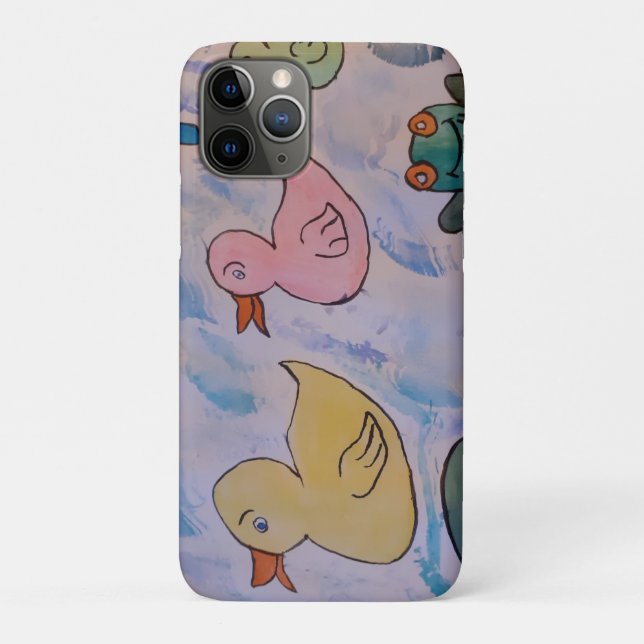 Raindrops on Ducklings Case-Mate iPhone Case (Back)
