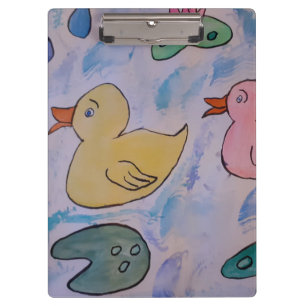 Raindrops on Ducklings Clipboard