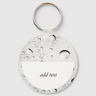 Raindrops on Glass Key Ring