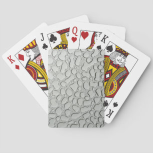 Raindrops on Glass Roof Playing Cards
