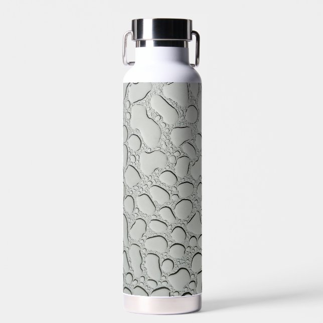 Raindrops on Glass Roof Water Bottle (Front)