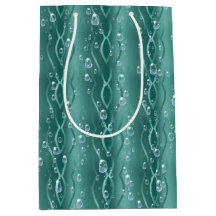 Raindrops on green Metal