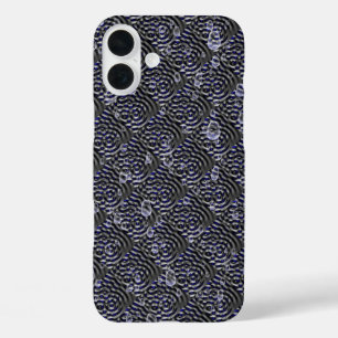 Raindrops on Metal iPhone 16 Plus Case