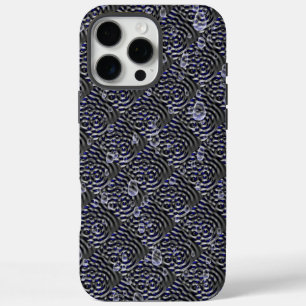 Raindrops on Metal iPhone 16 Pro Max Case