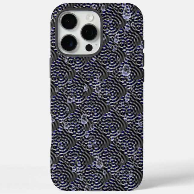 Raindrops on Metal Case-Mate iPhone Case (Back)
