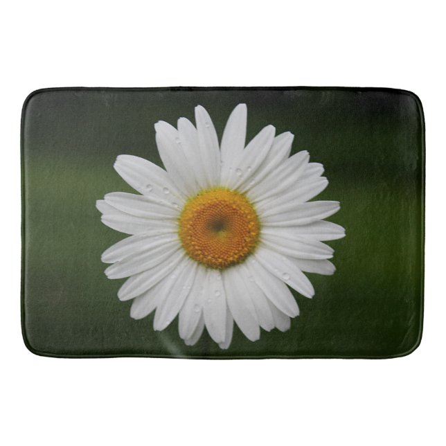 Raindrops on Petals Bath Mat (Front)