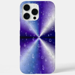 Raindrops on Purple Rainbow iPhone 16 Pro Max Case