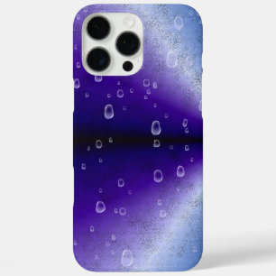 Raindrops on Purple Rainbow iPhone 16 Pro Max Case