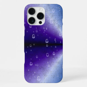 Raindrops on Purple Rainbow iPhone 16 Pro Max Case