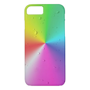 raindrops on rainbow spectrum iPhone 8/7 case