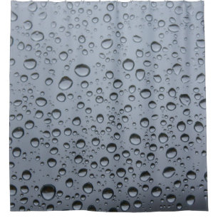 Raindrops on Windowpane Shower Curtain