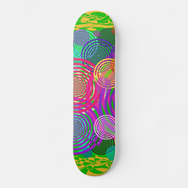 Raindrops Skateboard (Front)