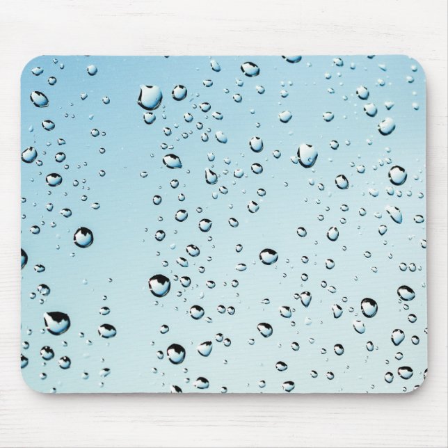 Raindrops Texture Mouse Pad (Front)