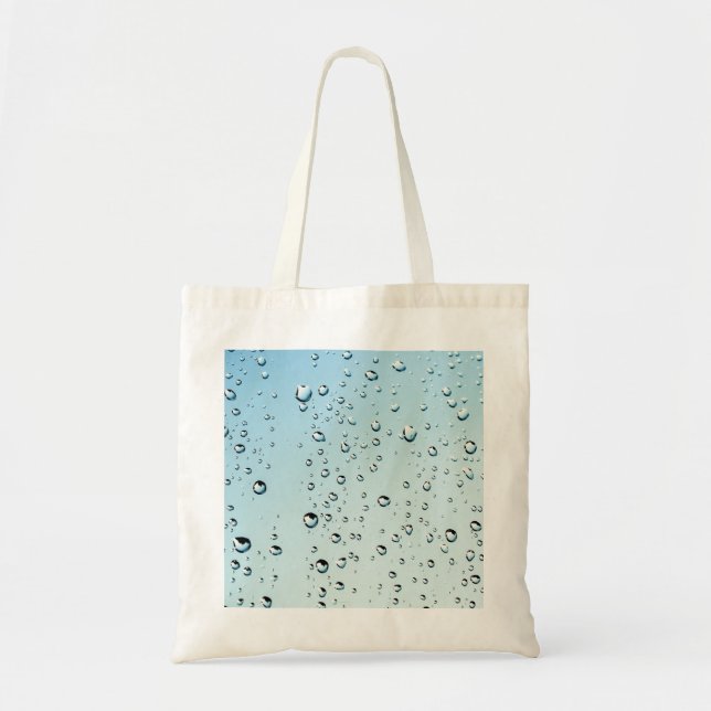 Raindrops Texture Tote Bag (Front)