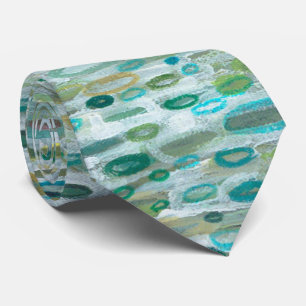 Raindrops Unique Men's Silk Tie by Margaret Juul