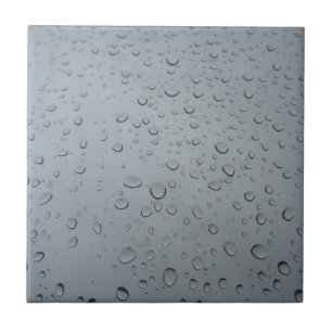 Raindrops, Water Drops, Rainy Window, Raining Ceramic Tile