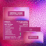 Raindrops, Window Cleaner, Cleaning Service Advert Flyer<br><div class="desc">Raindrops,  Window Cleaner,  Cleaning Service Advertising Flyer by The Business Card Store.</div>