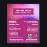 Raindrops, Window Cleaner, Cleaning Service Advert Flyer<br><div class="desc">Raindrops,  Window Cleaner,  Cleaning Service Advertising Flyer by The Business Card Store.</div>