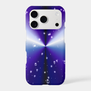 Raindrops with Stars on Purple Blue Black Rainbow