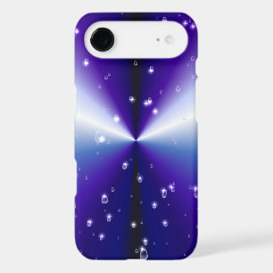 Raindrops with Stars on Purple Blue Black Rainbow