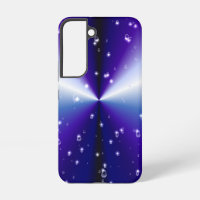 Raindrops with Stars on Purple Blue Black Rainbow
