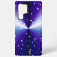Raindrops with Stars on Purple Blue Black Rainbow