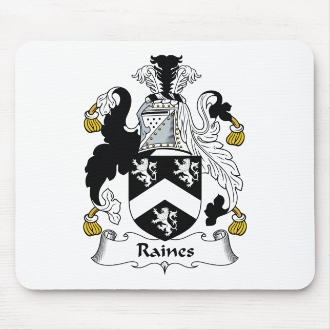 Raines Family Crest Mouse Pad (Front)