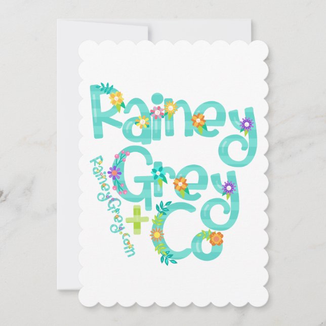 RAINEY GREY + CO [logo 6] Invitation (Front)