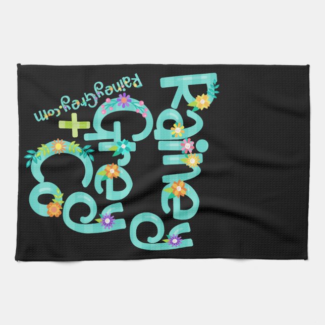 RAINEY GREY + CO [logo 6] Tea Towel (Horizontal)