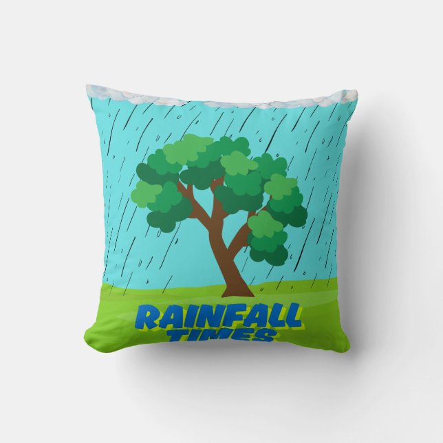 rainfall times pillow (Front)