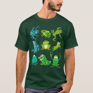 Rainforest Amphibian Kids Gift Idea Cute Frog  T-Shirt