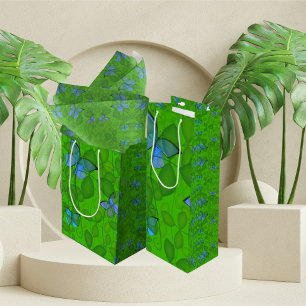 Rainforest Dreams Vine Butterfly All Occasion Medium Gift Bag