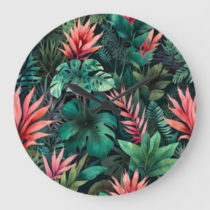 Rainforest Fantasy Large Clock
