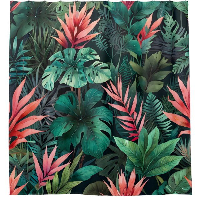 Rainforest Fantasy Shower Curtain (Front)