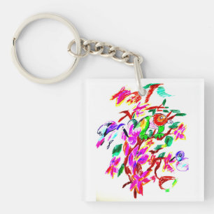 Rainforest fun key ring