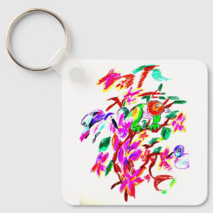 Rainforest fun key ring