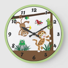 Rainforest Jungle Clock