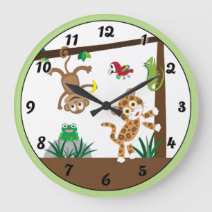 Rainforest Jungle Clock