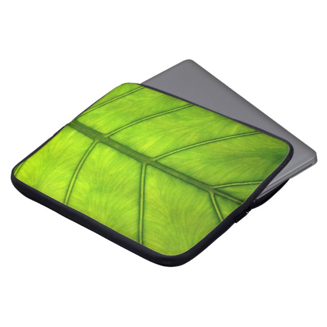 Rainforest Leaf Laptop Sleeve (Front Top)
