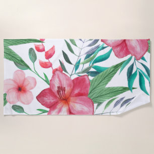 Rainforest Painting Beach Towel