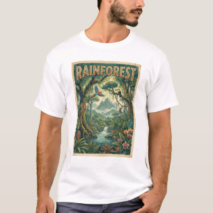 rainforest retro design T-Shirt
