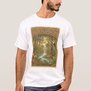 rainforest retro design T-Shirt