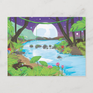 Rainforest River Postcard