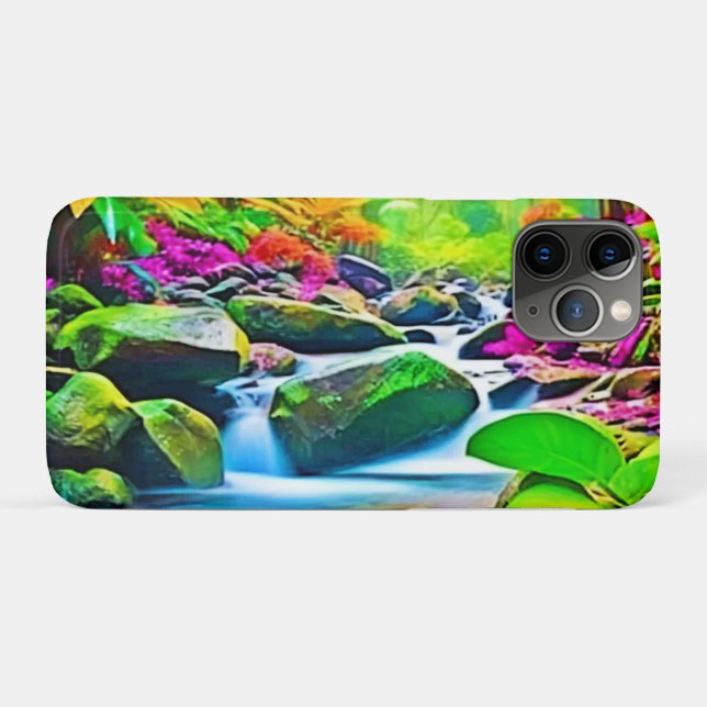 Rainforest River: Vivid Scene Case-Mate iPhone Case (Back (Horizontal))