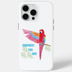 Rainforest this way  iPhone 15 pro max case