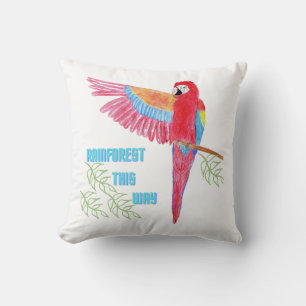 Rainforest this way cushion