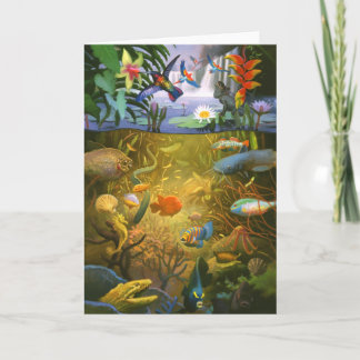 Rainforest  Wildlife Greeting Card