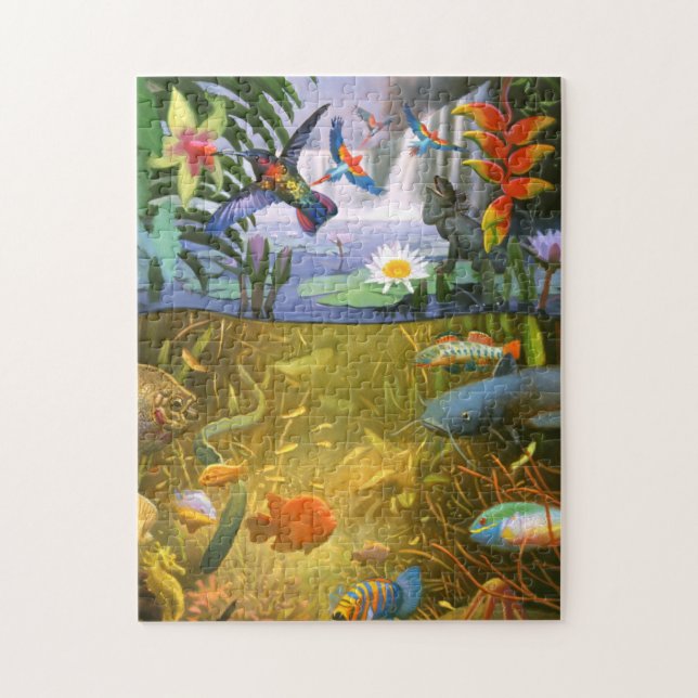Rainforest  Wildlife Puzzle (Vertical)