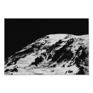 Rainier Melting Photo Print